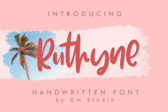 Ruthyne Font Poster 1