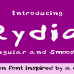 Rydia Font Poster 1