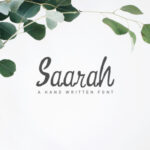 Saarah Font Poster 1
