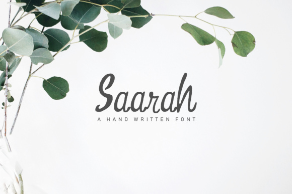 Saarah Font Poster 1