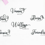 Sabena Script Font Poster 11