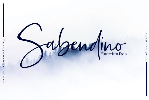 Sabendino Font Poster 1