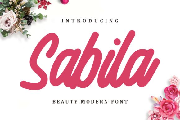 Sabila Font Poster 1