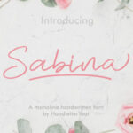 Sabina Font Poster 1