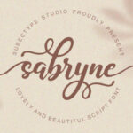 Sabryne Font Poster 1