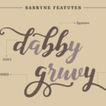 Sabryne Font Poster 9