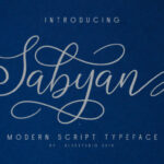 Sabyan Font Poster 1