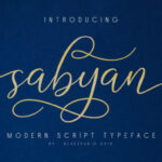 Sabyan Font Poster 11