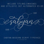 Sabyan Font Poster 3