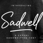 Sadwell Font Poster 1