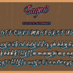 Sagne Font Poster 3