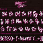 Sailing Heart Font Poster 7