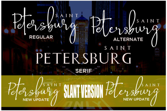 Saint Petersburg Duo Font