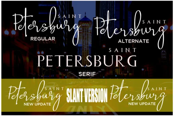 Saint Petersburg Duo Font Saint Petersburg Duo Font Poster 1
