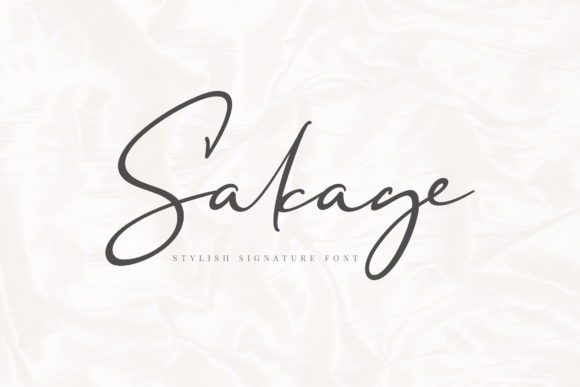 Sakage Font