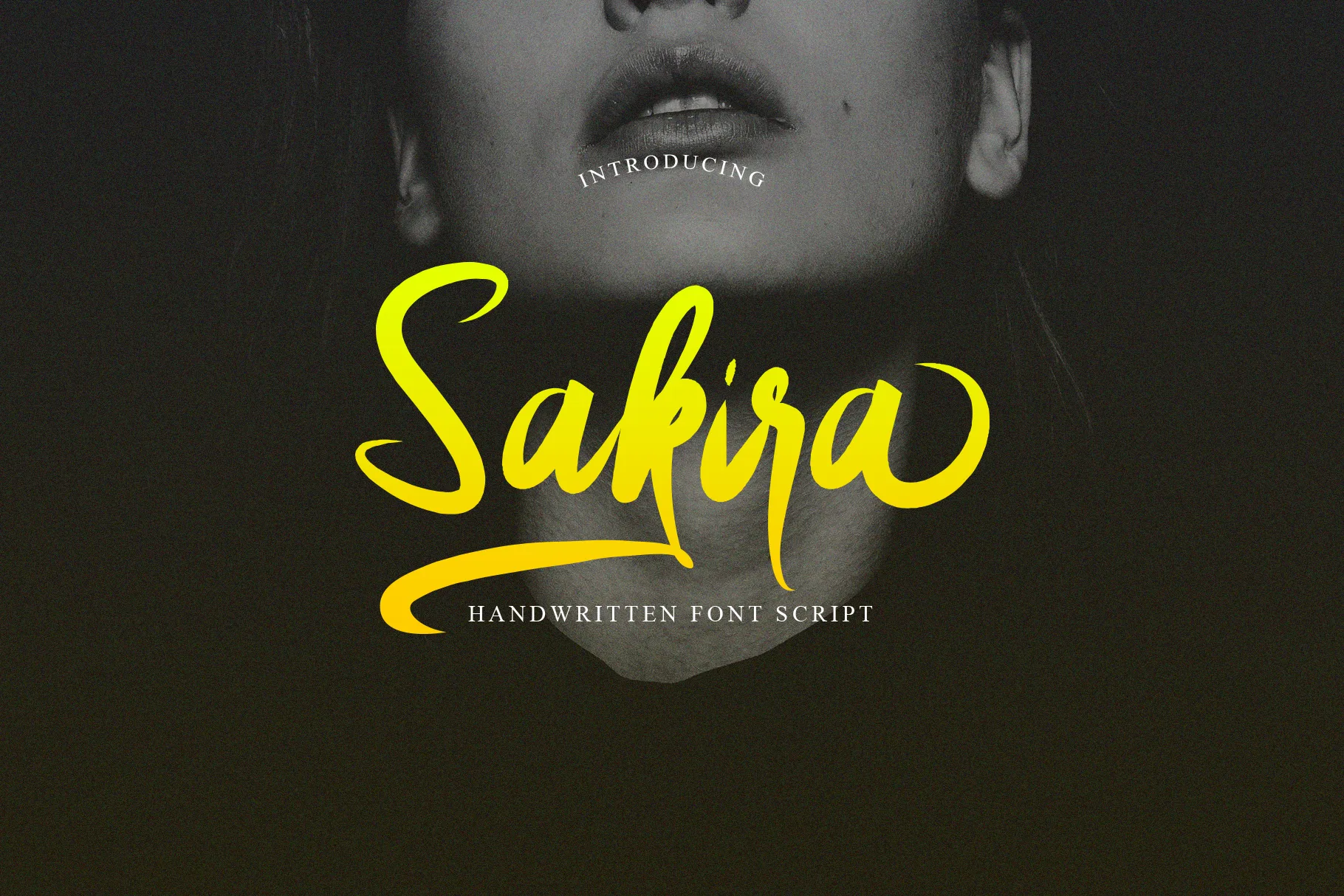 Sakira Script Font Sakira Script Font Poster 1