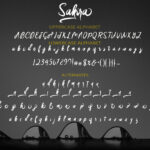 Sakira Script Font Poster 5