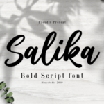 Salika Font Poster 1