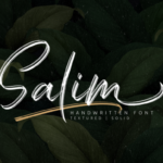 Salim Font Poster 13