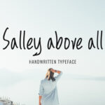 Salley Above All Font Poster 1