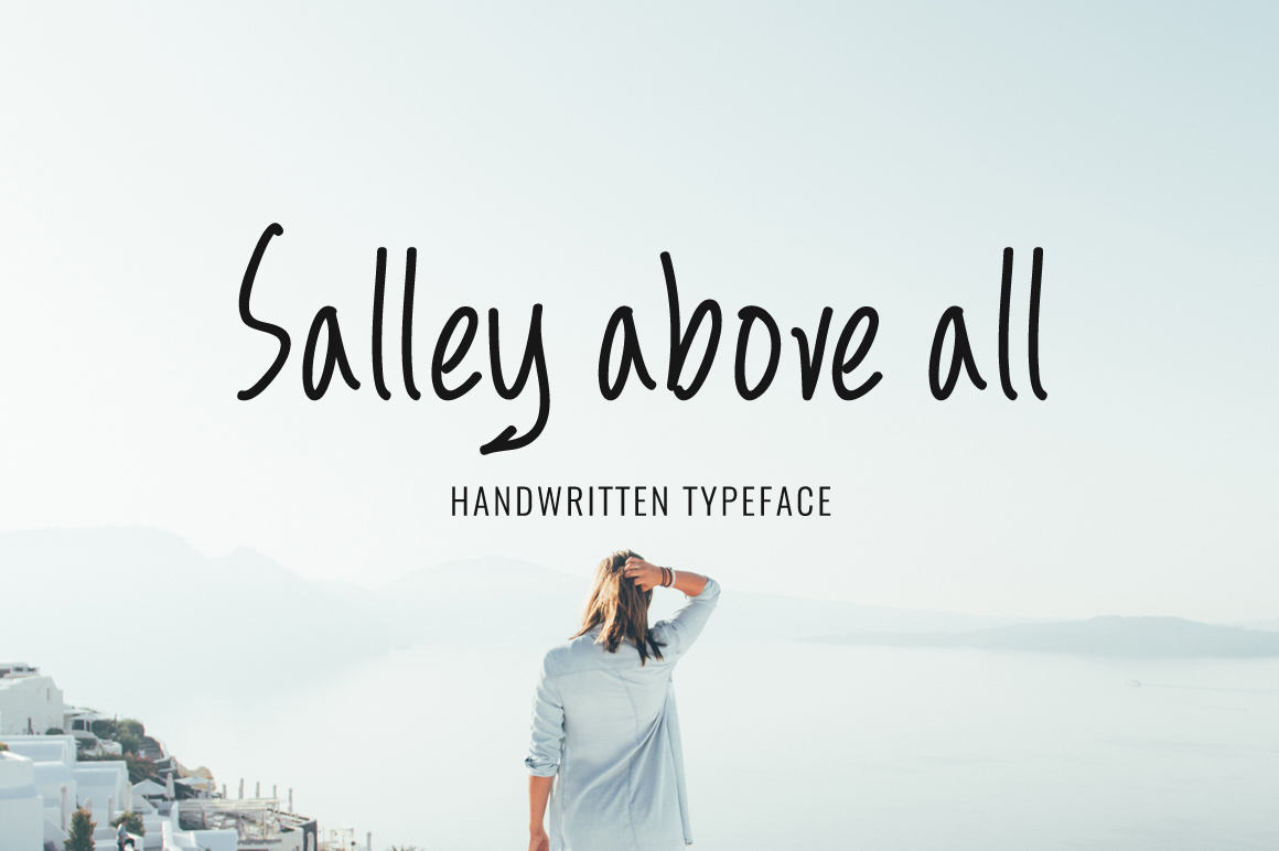 Salley Above All Font Poster 1
