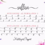 Sallisa Font Poster 5