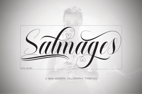 Salmages Font Poster 1