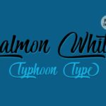 Salmon White Font Poster 2