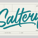 Saltery Font Poster 1