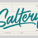 Saltery Font Poster 1