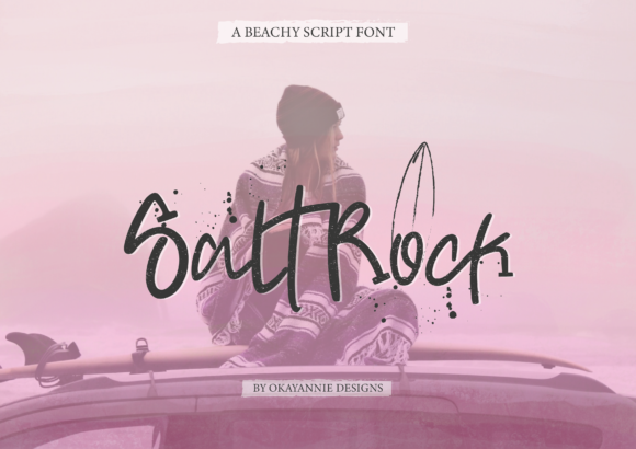 SaltRock Font Poster 1