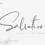 Salvation Font Poster 1