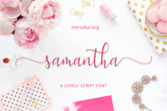 Samantha Font Poster 1