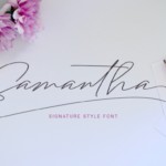 Samantha Font Poster 1