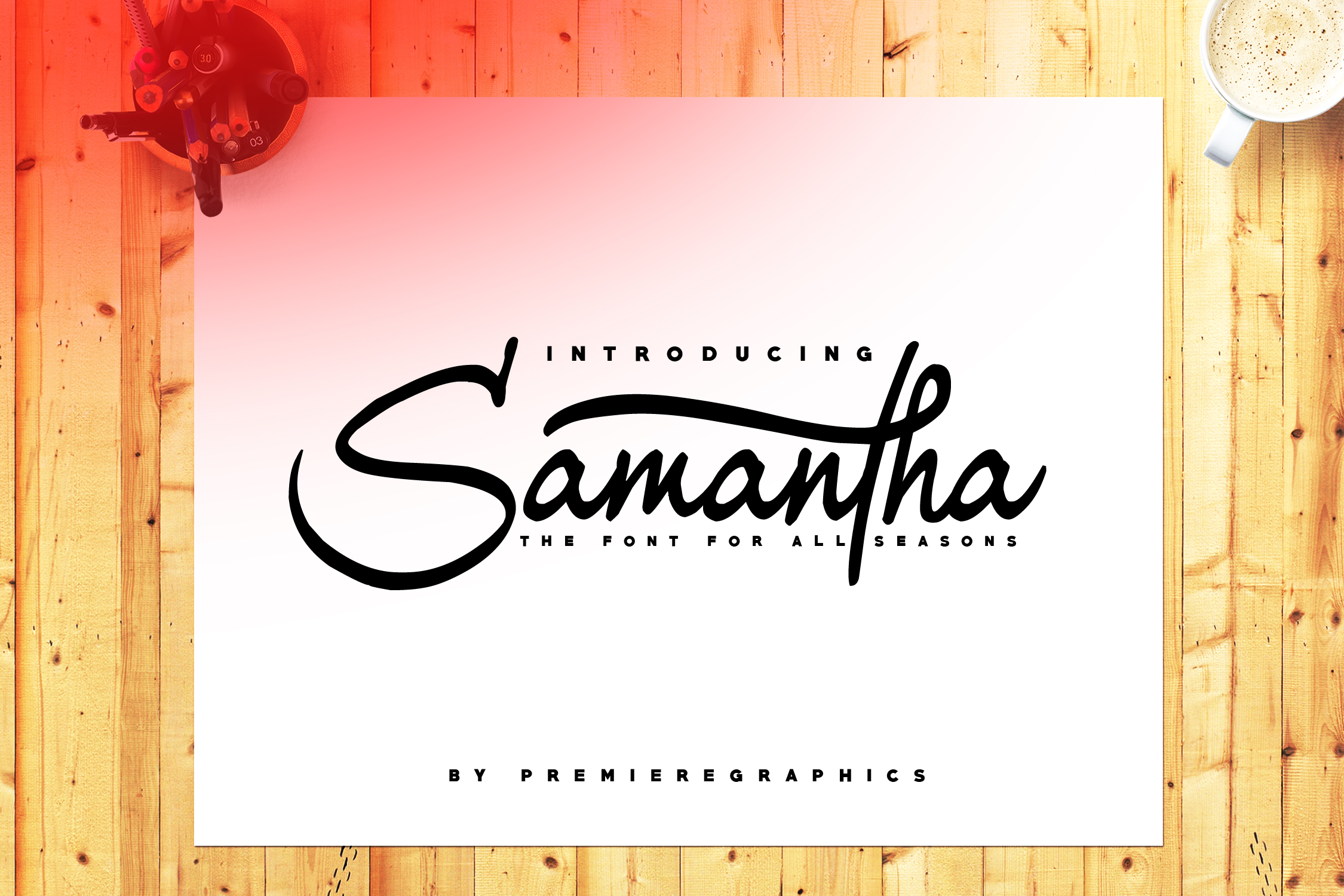 Samantha Font Poster 1