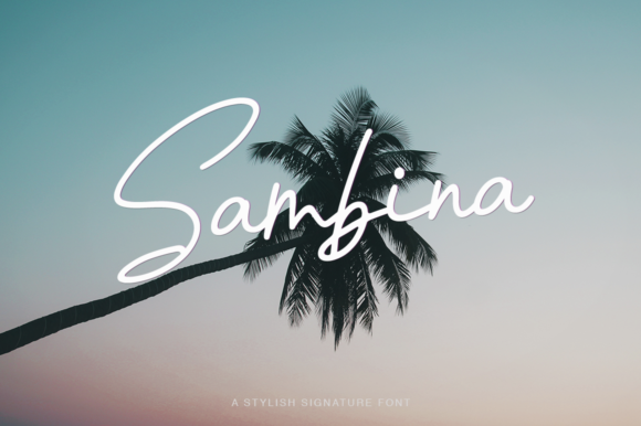 Sambina Font Poster 1