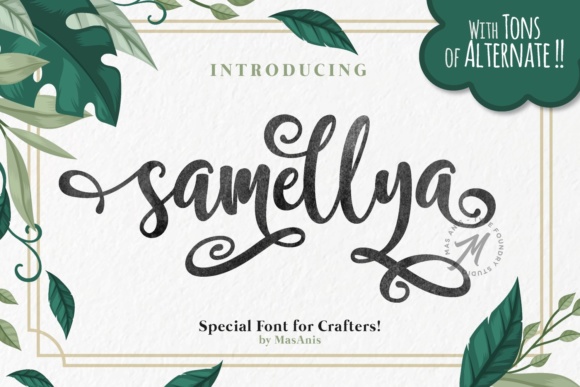 Samellya Font Poster 1