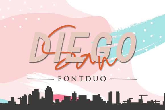 San Diego Duo Font Poster 1