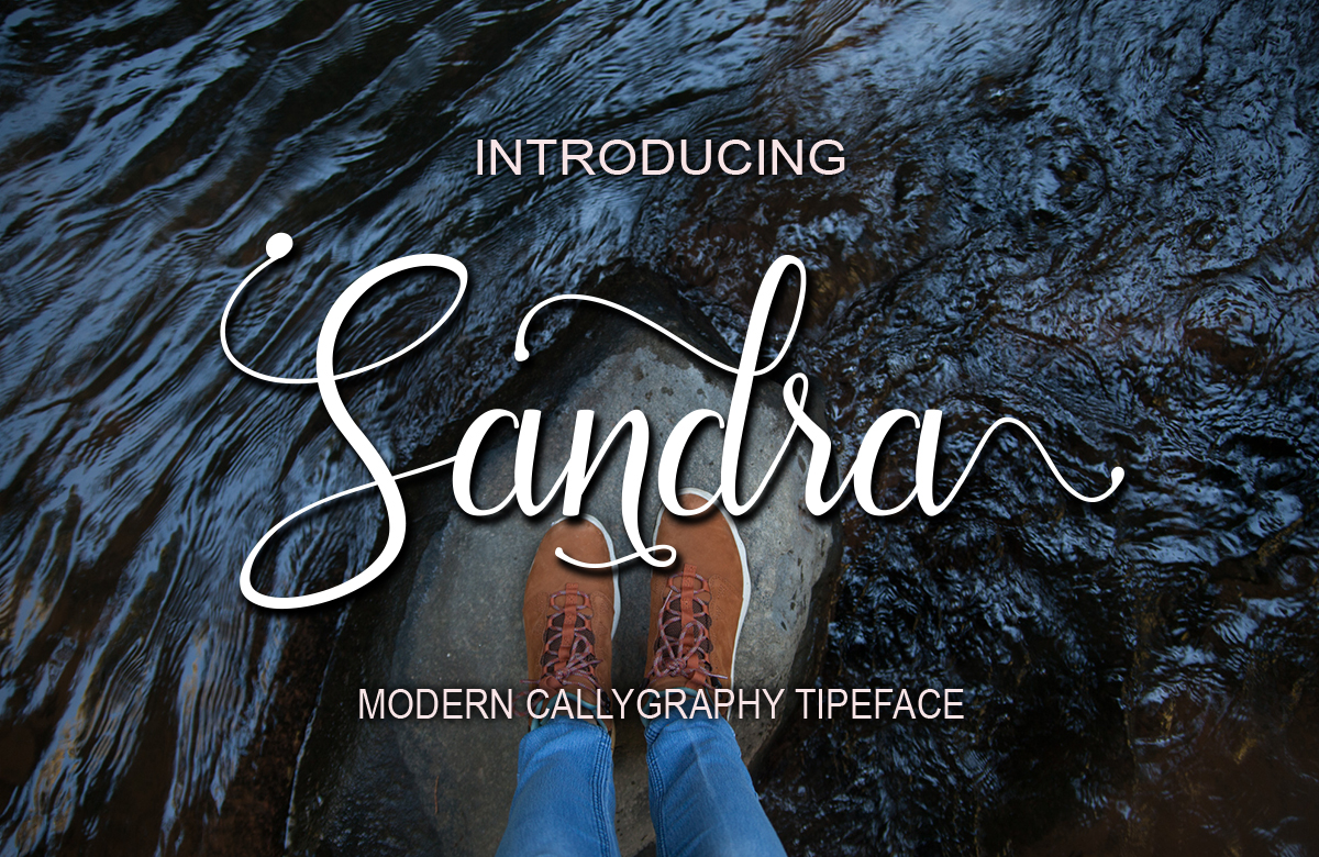 Sandra Font Poster 1