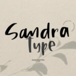 Sandra Type Font Poster 1