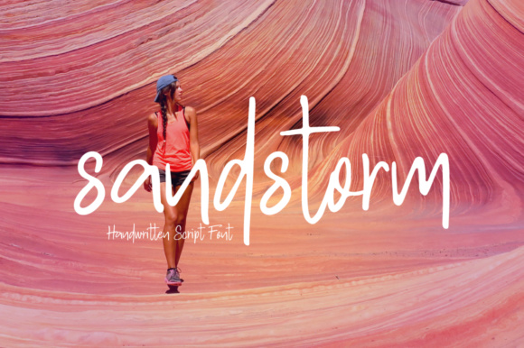 Sandstrom Font Poster 1