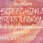 Sandstrom Font Poster 6