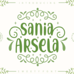 Sania Arsela Font Poster 1