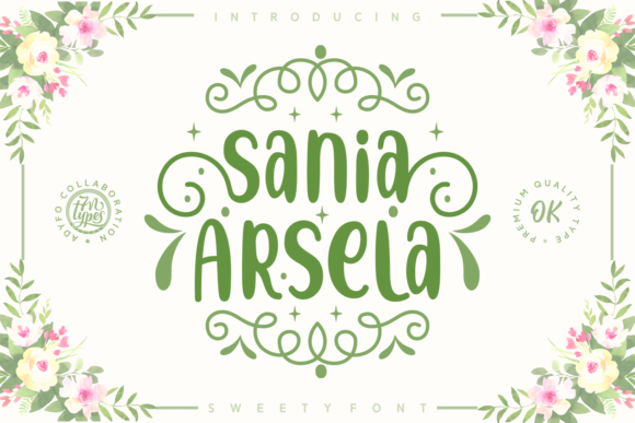 Sania Arsela Font Poster 1