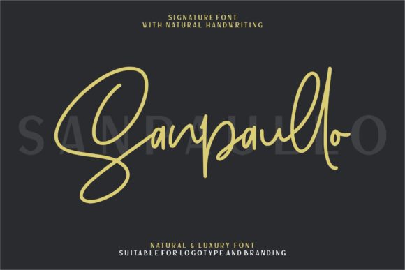 Sanpaullo Font Poster 1