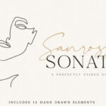 Sanrossi Sonata Duo Font Poster 1