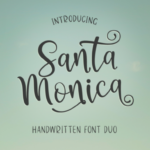 Santa Monica Duo Font Poster 1