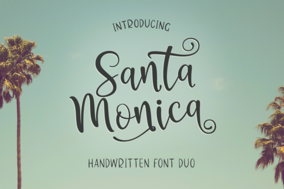 Santa Monica Duo Font Poster 1