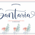 Santaria Font Poster 1