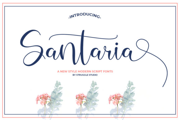 Santaria Font Poster 1